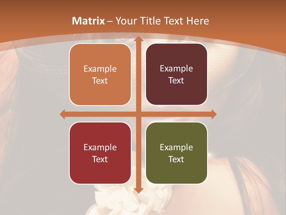 Coquette Grace Sensuality PowerPoint Template