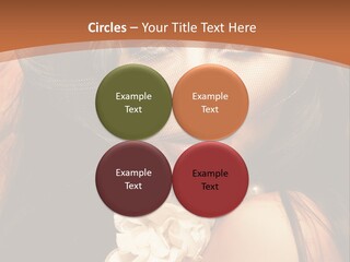 Coquette Grace Sensuality PowerPoint Template