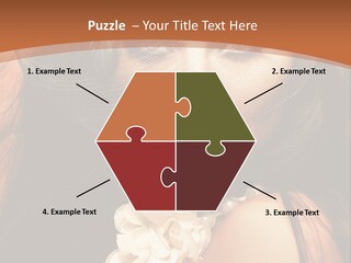 Coquette Grace Sensuality PowerPoint Template