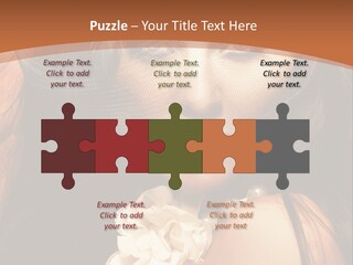 Coquette Grace Sensuality PowerPoint Template