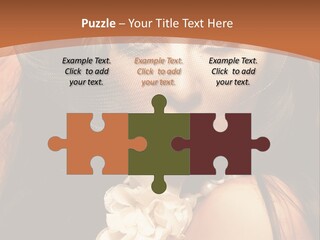 Coquette Grace Sensuality PowerPoint Template