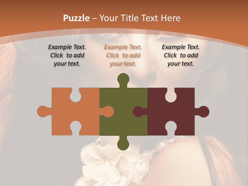 Coquette Grace Sensuality PowerPoint Template