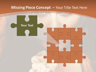 Coquette Grace Sensuality PowerPoint Template