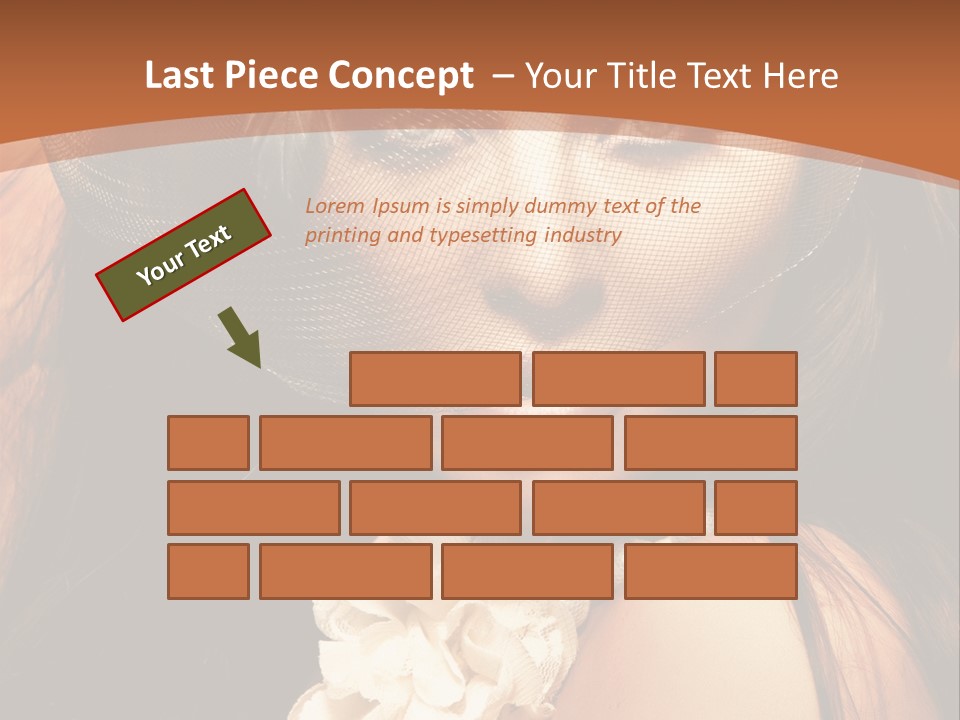 Coquette Grace Sensuality PowerPoint Template