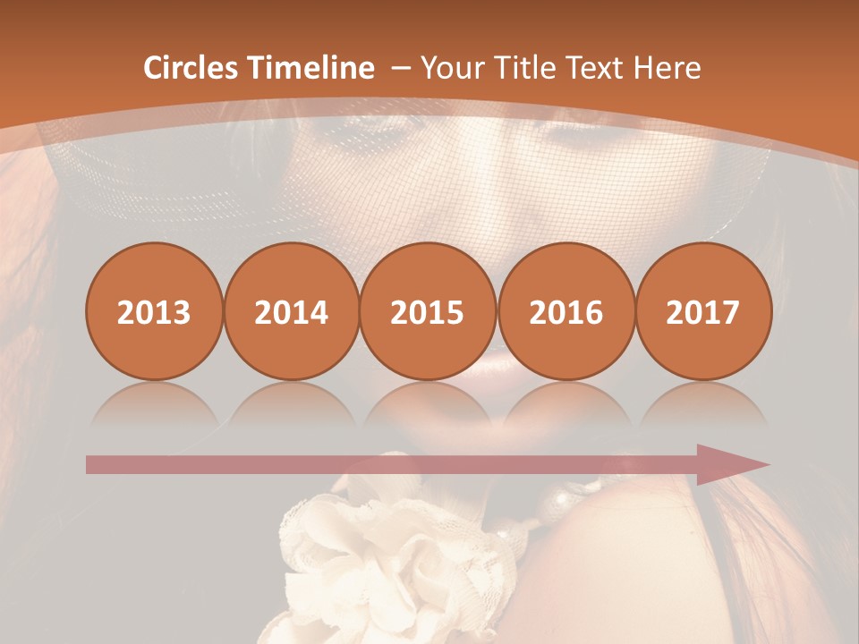 Coquette Grace Sensuality PowerPoint Template