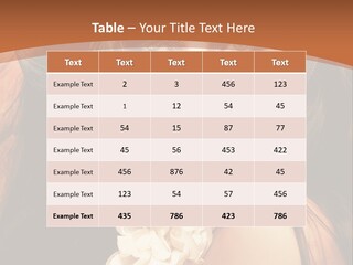 Coquette Grace Sensuality PowerPoint Template