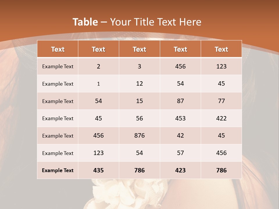 Coquette Grace Sensuality PowerPoint Template