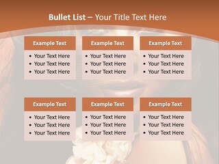 Coquette Grace Sensuality PowerPoint Template