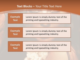 Coquette Grace Sensuality PowerPoint Template