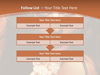 Coquette Grace Sensuality PowerPoint Template