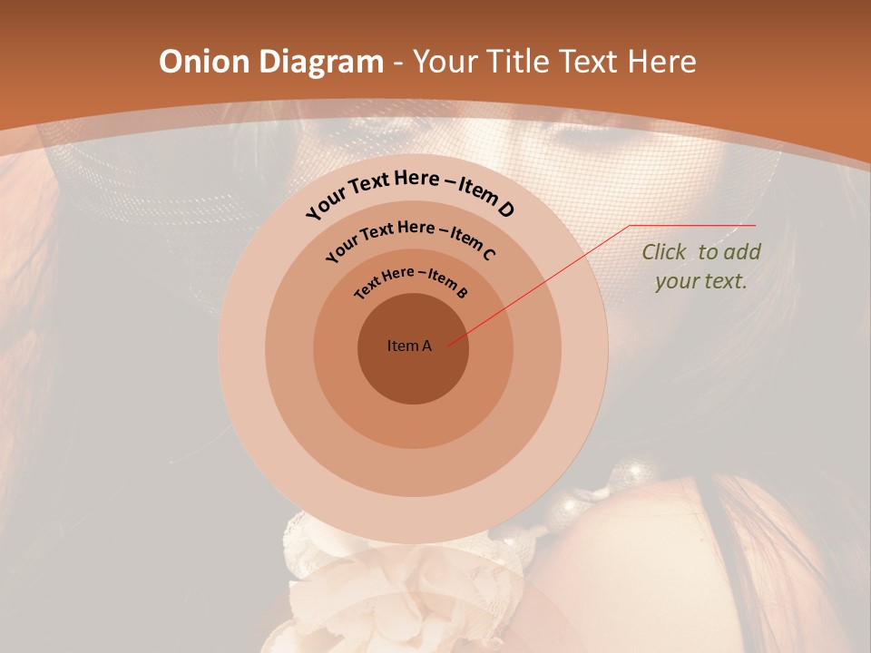 Coquette Grace Sensuality PowerPoint Template