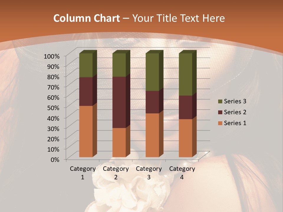 Coquette Grace Sensuality PowerPoint Template