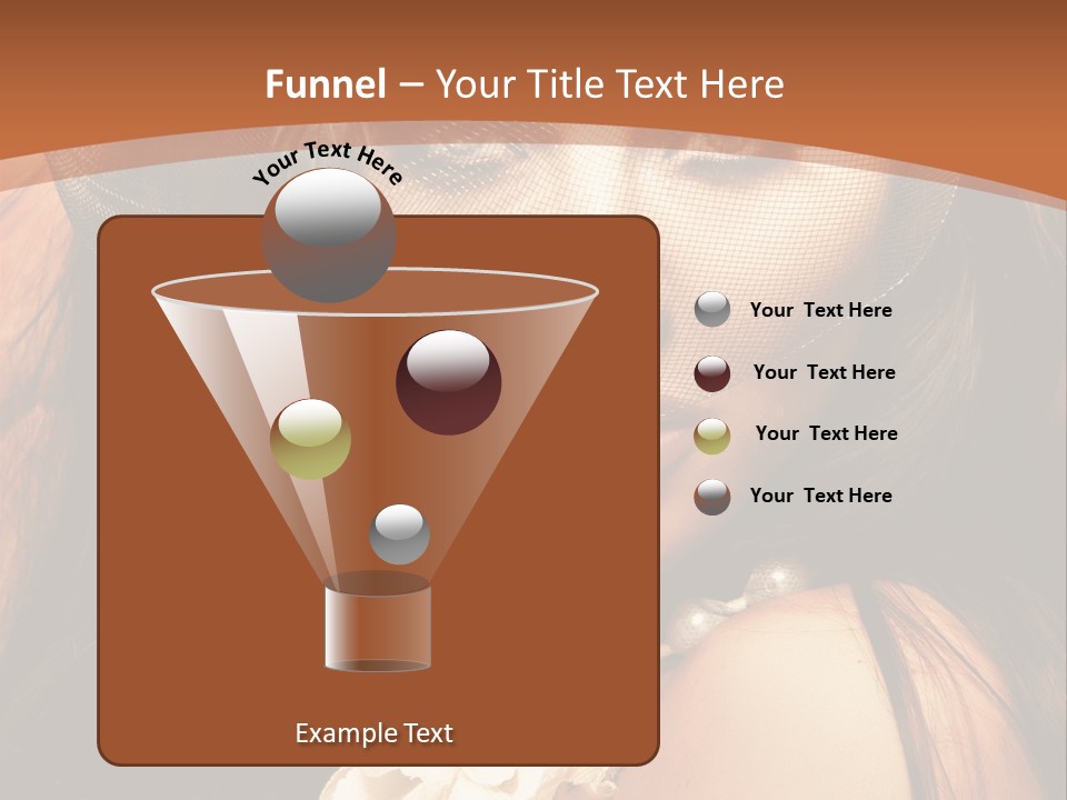 Coquette Grace Sensuality PowerPoint Template