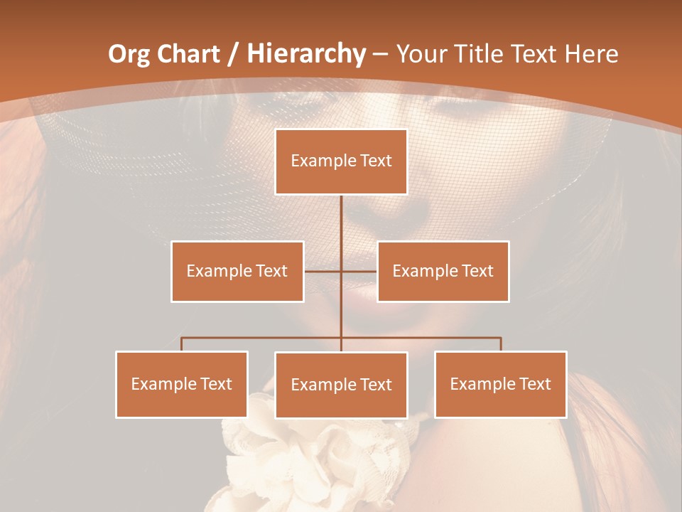 Coquette Grace Sensuality PowerPoint Template