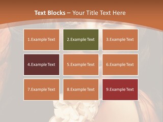 Coquette Grace Sensuality PowerPoint Template