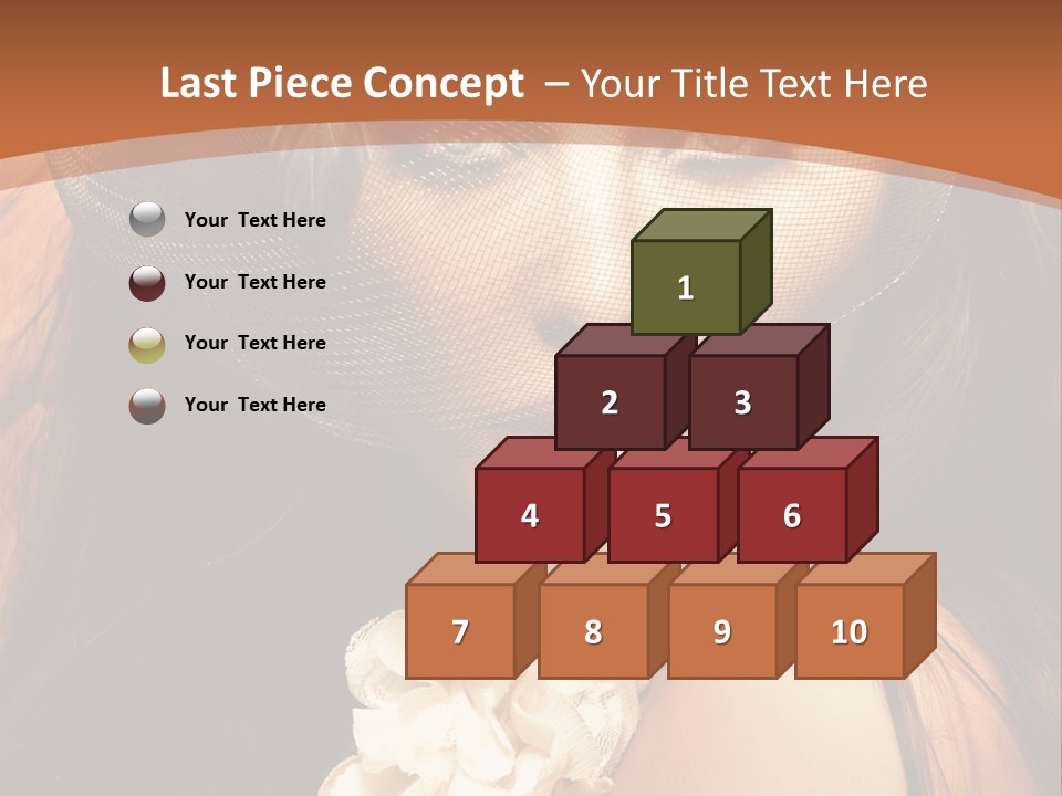 Coquette Grace Sensuality PowerPoint Template