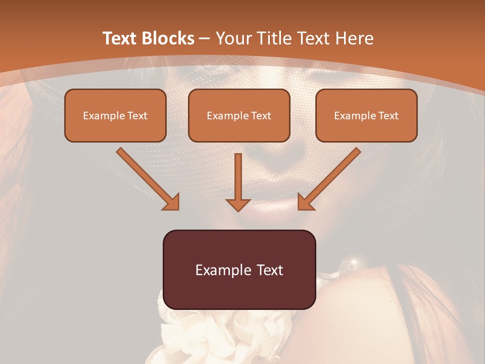 Coquette Grace Sensuality PowerPoint Template