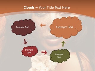 Coquette Grace Sensuality PowerPoint Template