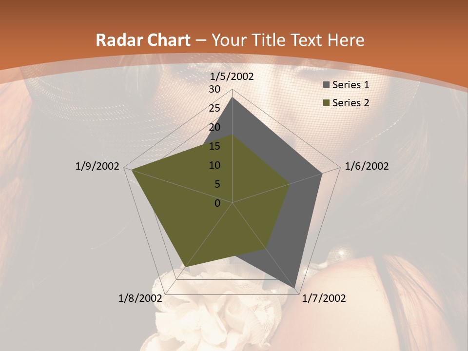 Coquette Grace Sensuality PowerPoint Template