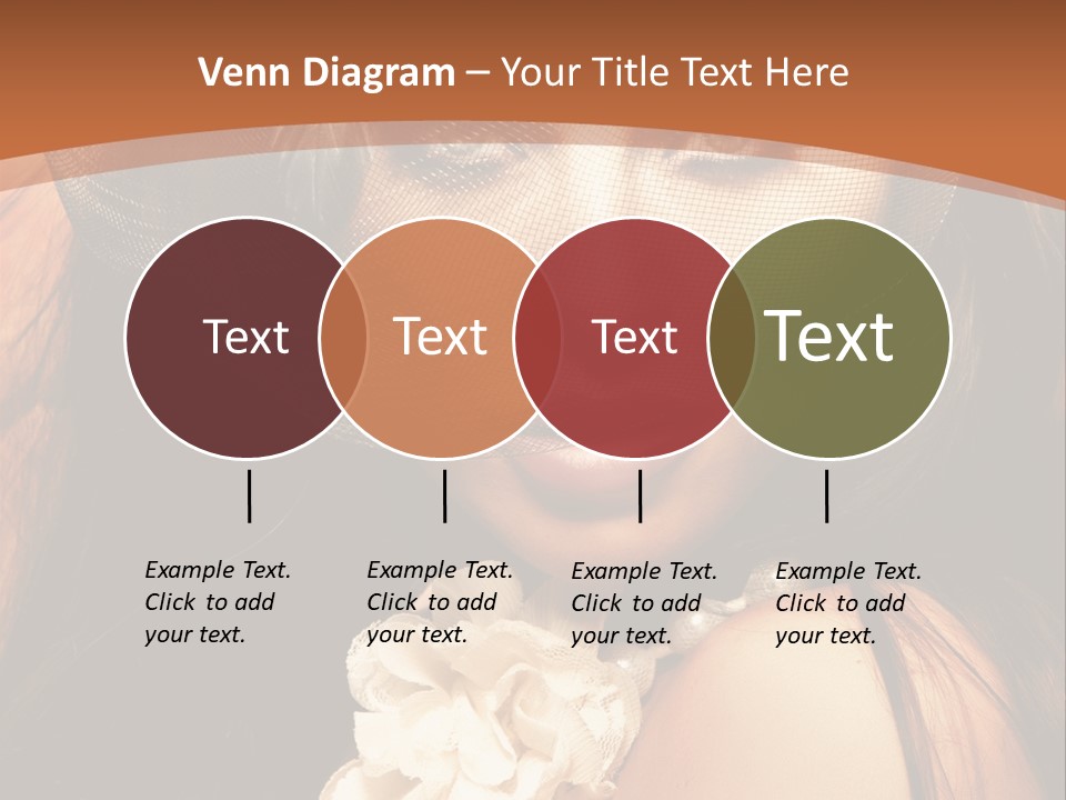 Coquette Grace Sensuality PowerPoint Template