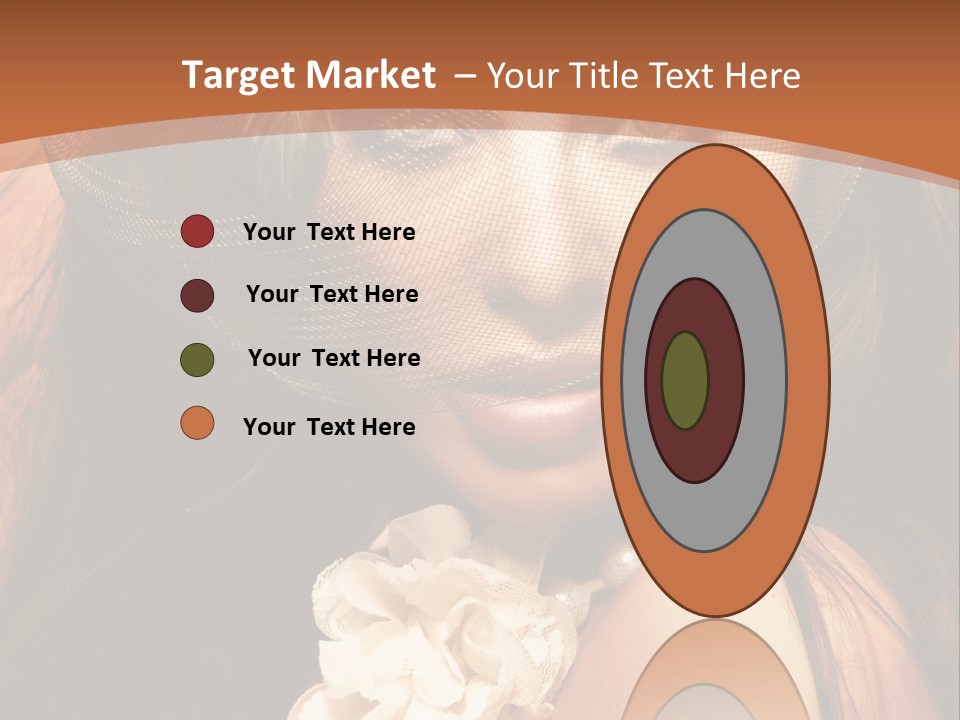 Coquette Grace Sensuality PowerPoint Template