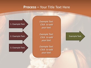 Coquette Grace Sensuality PowerPoint Template