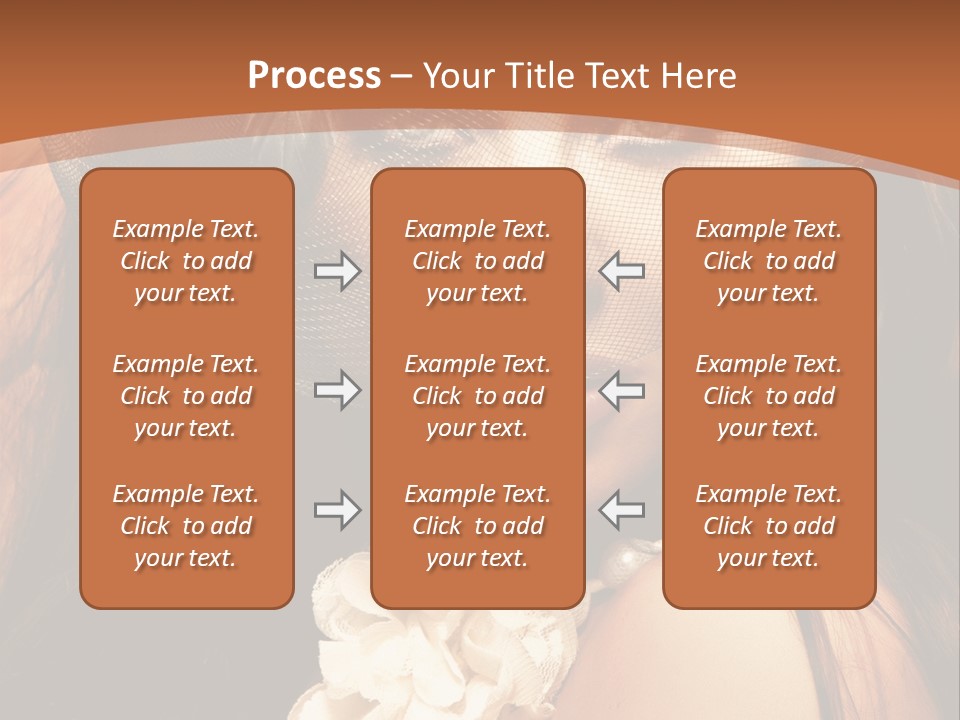 Coquette Grace Sensuality PowerPoint Template