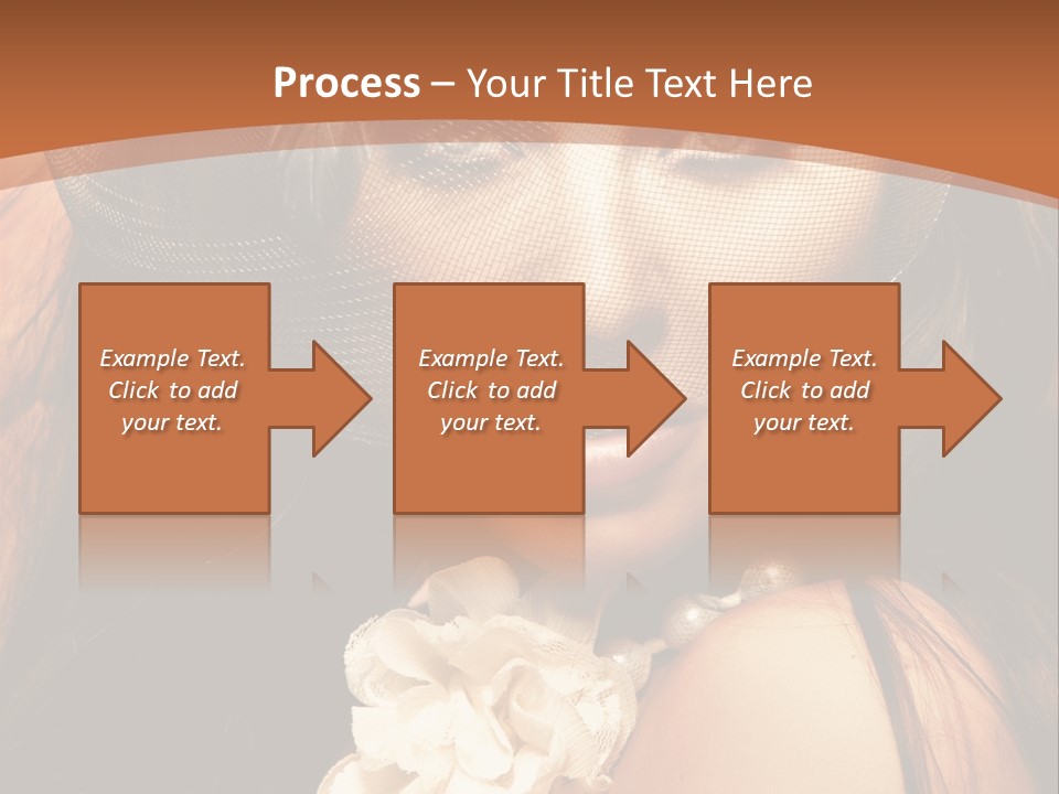 Coquette Grace Sensuality PowerPoint Template