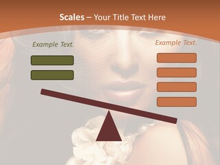 Coquette Grace Sensuality PowerPoint Template