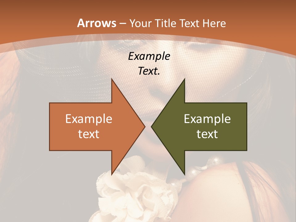 Coquette Grace Sensuality PowerPoint Template