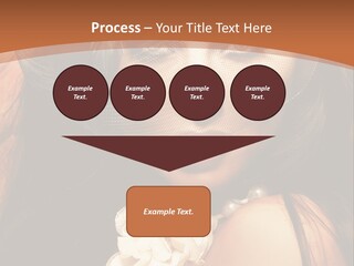 Coquette Grace Sensuality PowerPoint Template
