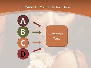 Coquette Grace Sensuality PowerPoint Template