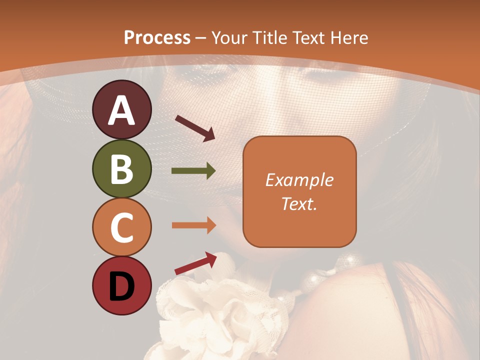 Coquette Grace Sensuality PowerPoint Template