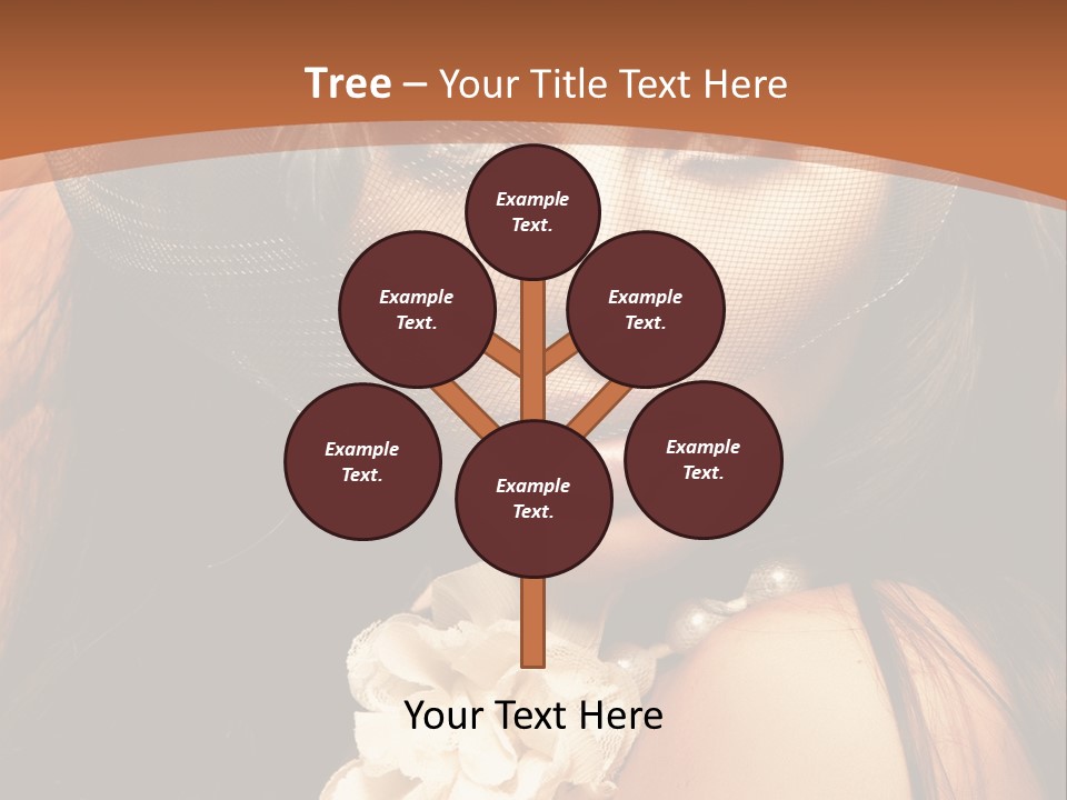 Coquette Grace Sensuality PowerPoint Template