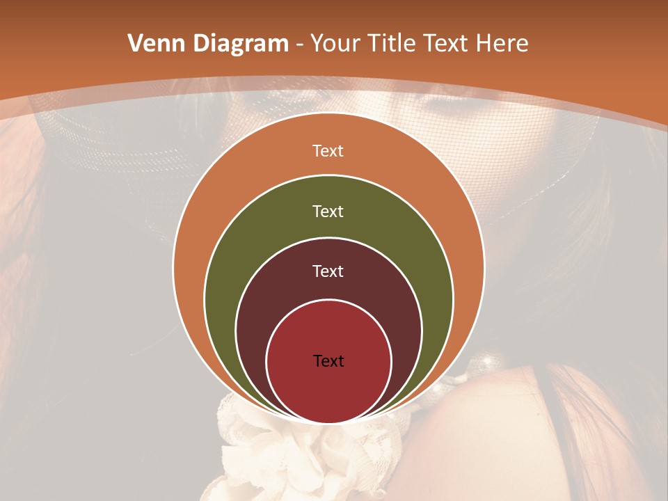 Coquette Grace Sensuality PowerPoint Template