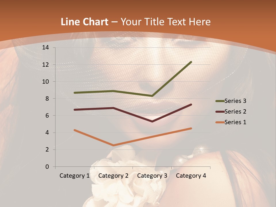 Coquette Grace Sensuality PowerPoint Template