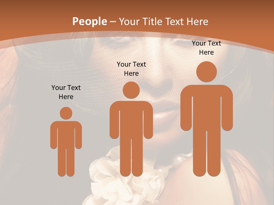 Coquette Grace Sensuality PowerPoint Template