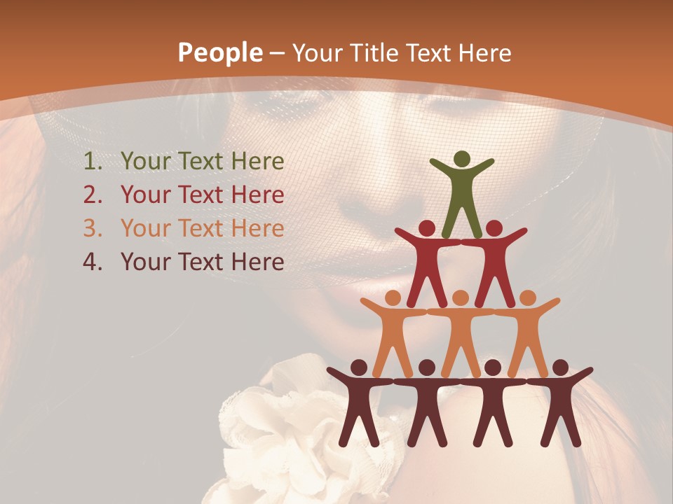 Coquette Grace Sensuality PowerPoint Template