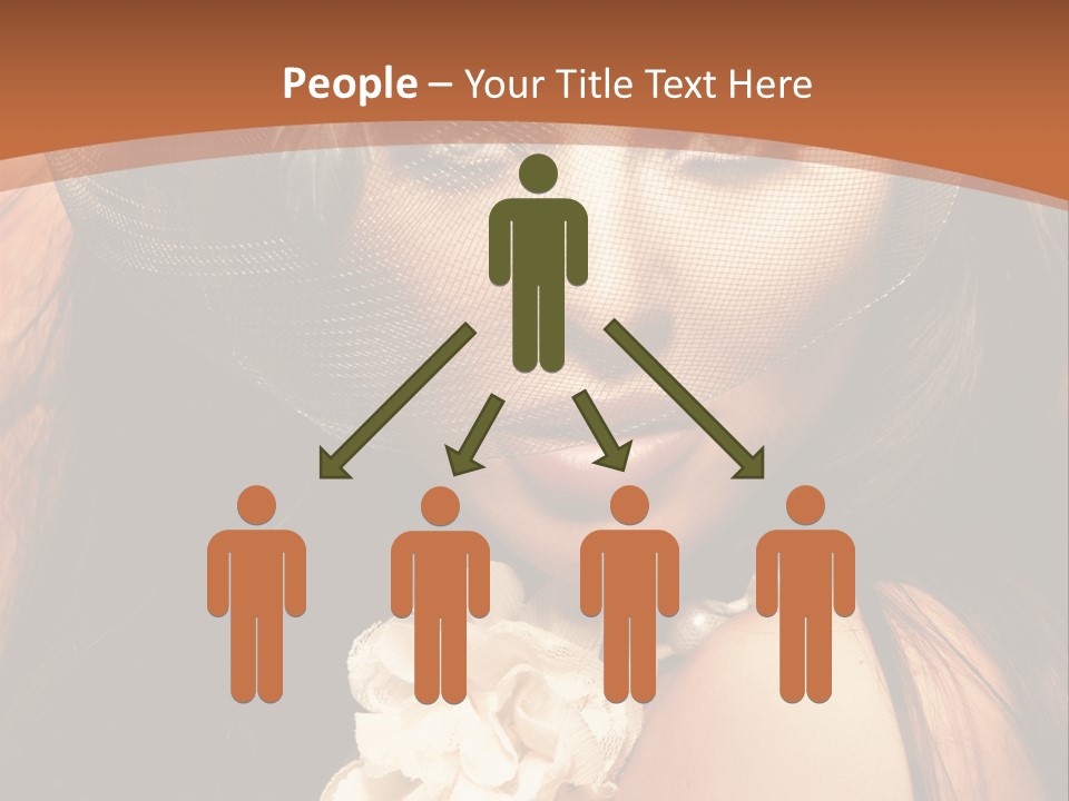 Coquette Grace Sensuality PowerPoint Template