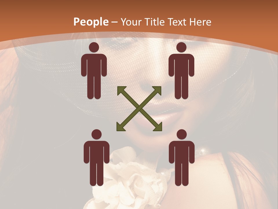 Coquette Grace Sensuality PowerPoint Template