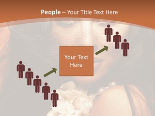 Coquette Grace Sensuality PowerPoint Template