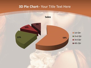 Coquette Grace Sensuality PowerPoint Template