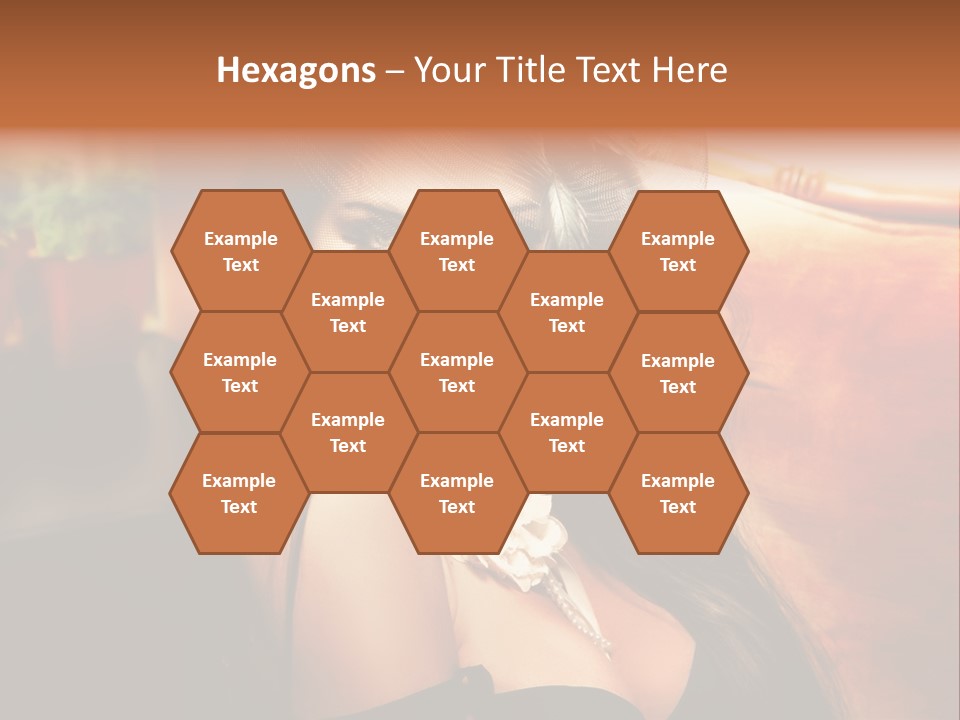 Hat Looking Veil PowerPoint Template