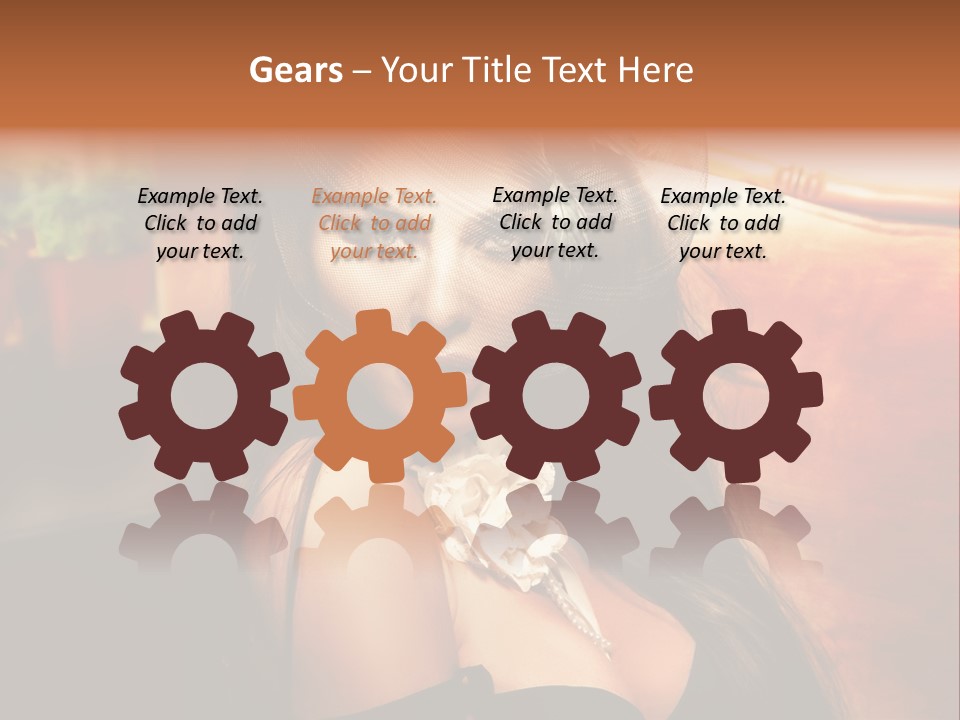 Hat Looking Veil PowerPoint Template