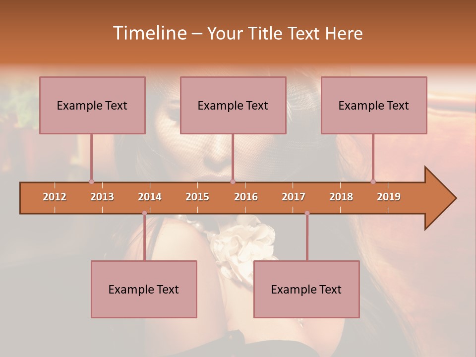 Hat Looking Veil PowerPoint Template