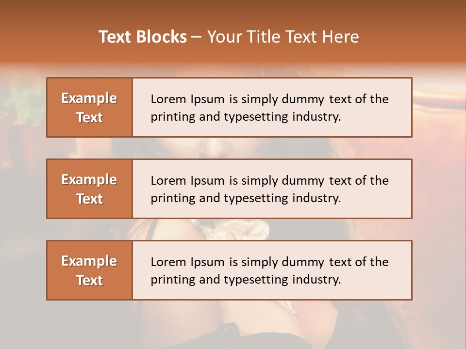 Hat Looking Veil PowerPoint Template