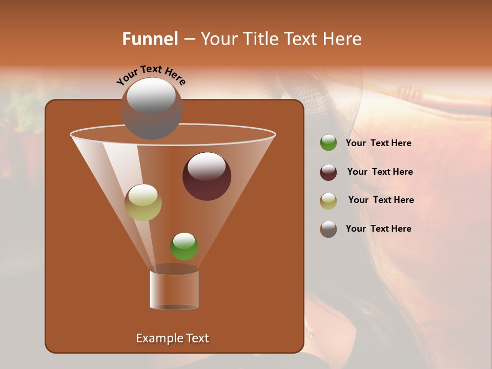 Hat Looking Veil PowerPoint Template