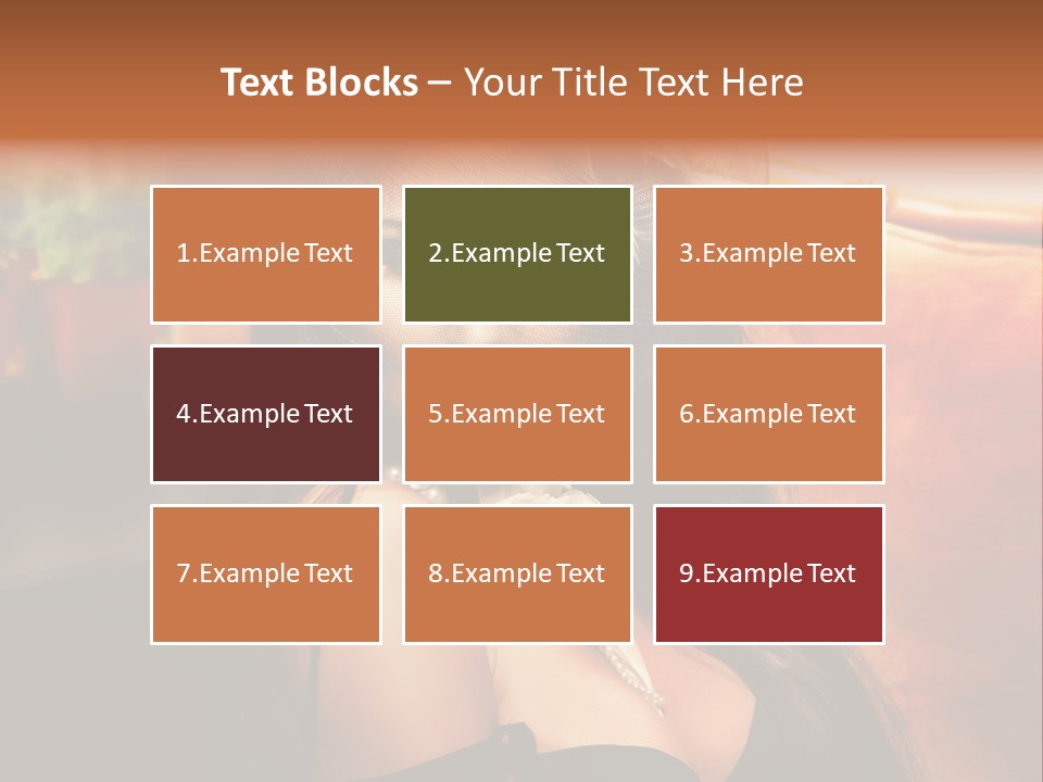 Hat Looking Veil PowerPoint Template