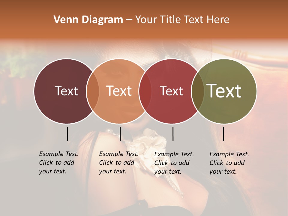 Hat Looking Veil PowerPoint Template