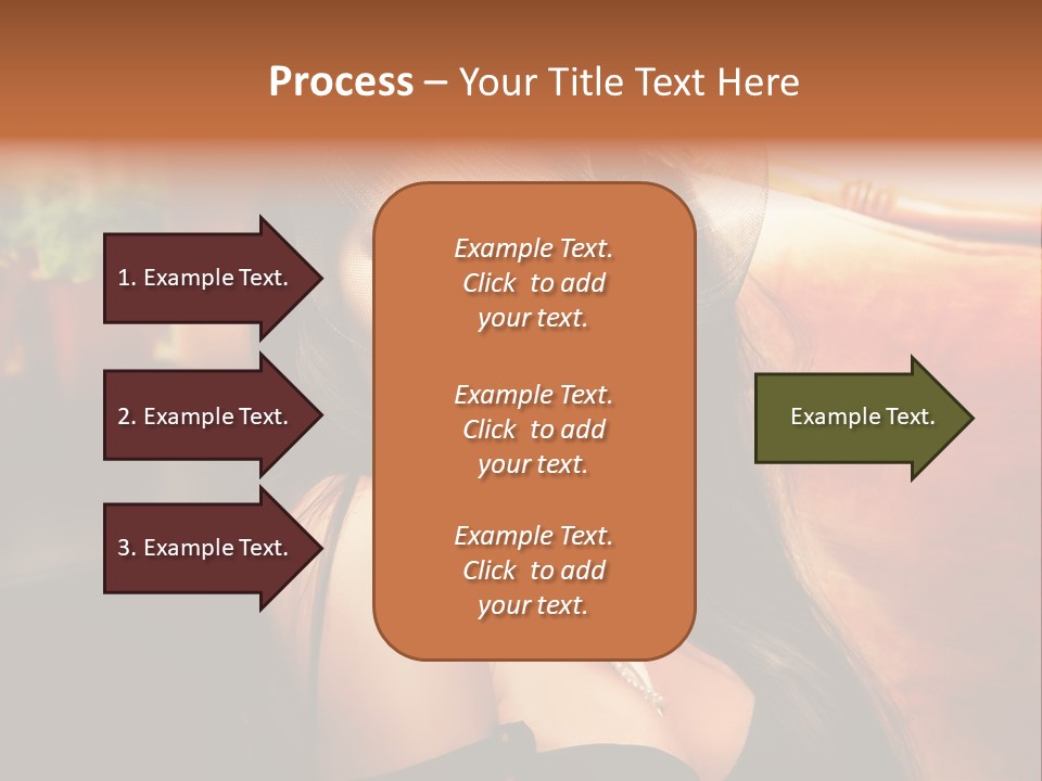 Hat Looking Veil PowerPoint Template